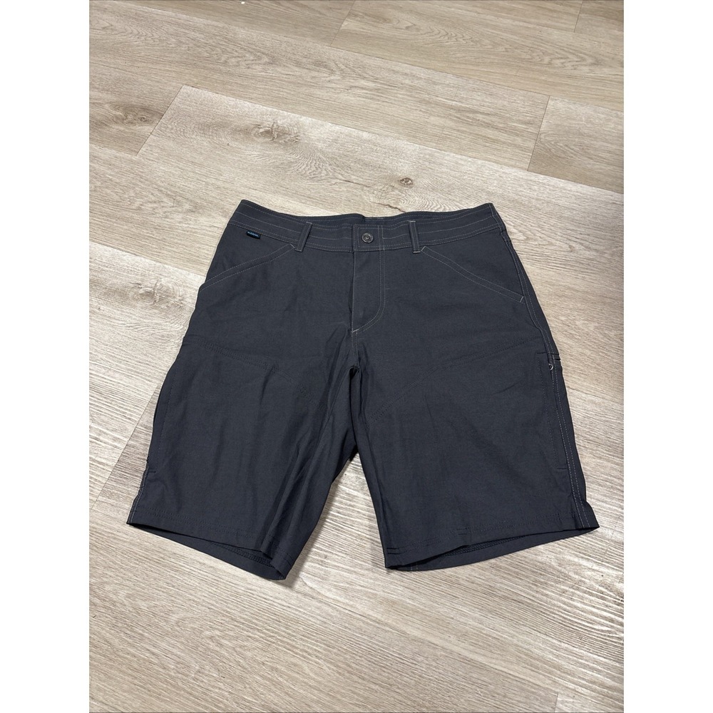 KUHL Men Renegade Shorts Charcoal Grey Technical Hiking Stretch 5121 SZ 32 NWOT